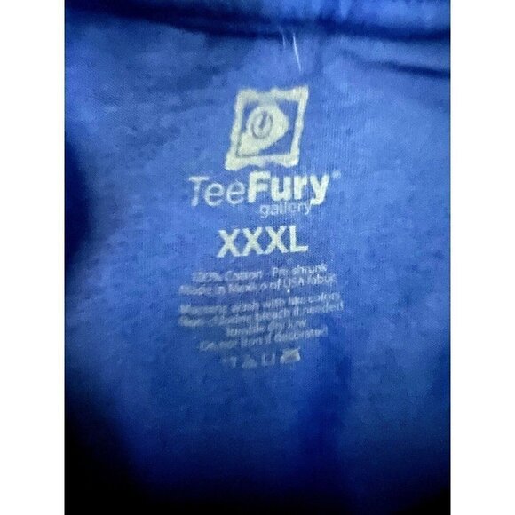 Tee Fury Star Wars Rae Rebel Limited Blue Graphic T-Shirt 3XL Cotton Stretch New - Picture 4 of 4